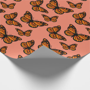 Monboogvlinderontwerp - Matte omslagpapier Cadeaupapier