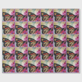 Monboogvlinderopvulpapier Cadeaupapier (Vlak)
