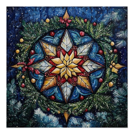 Moncirca - Weihnachtsmandala 12/16 - Download Pos Perfect Poster (Voorkant)