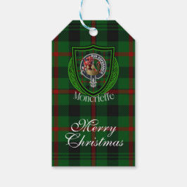 Moncrieffe Scottish Clan Tartan & Crest Cadeaulabel