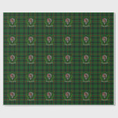 Moncrieffe Scottish Clan Tartan & Crest Cadeaupapier (Vlak)