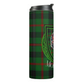 Moncrieffe Scottish Clan Tartan & Crest Thermosbeker (Gedraaid links)