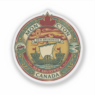 Moncton, New Brunswick Sticker