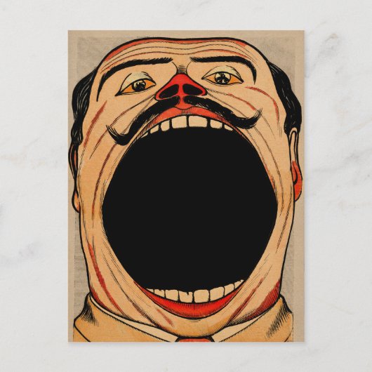  mond briefkaart (Voorkant)