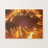 Mond in het vuur legpuzzel (Horizontaal)