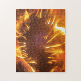 Mond in het vuur legpuzzel