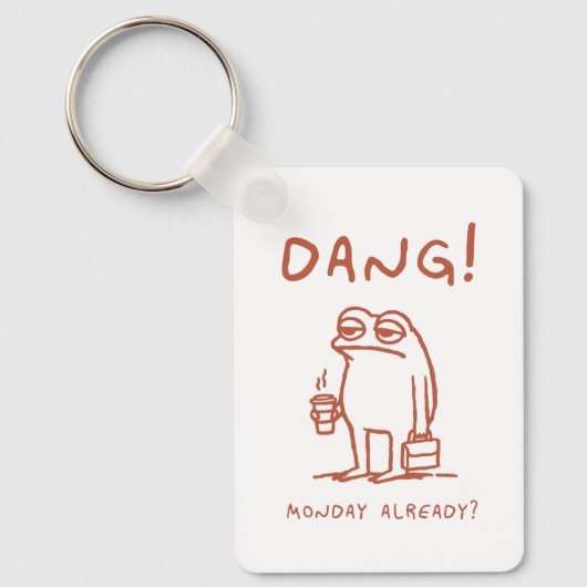 Monday Blues Frog Sleutelhanger (Voorkant)
