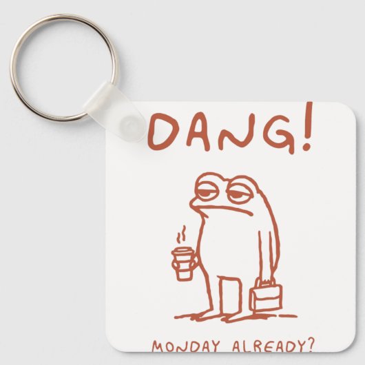 Monday Blues Frog Sleutelhanger (Voorkant)