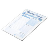 Monday Daily Planner Printable  Notitieblok (Schuin)