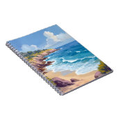 Monday in Malibu | Beach Cliffs CA Travel Notitieboek (Rechterzijde)