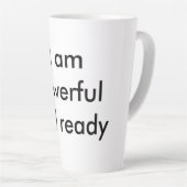 Monday Magic Latte Mug – Funny Coffee Quote for Wo (Angle droit)