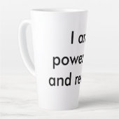 Monday Magic Latte Mug – Funny Coffee Quote for Wo (Angle gauche)