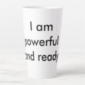 Monday Magic Latte Mug – Funny Coffee Quote for Wo (Devant)