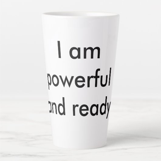Monday Magic Latte Mug – Funny Coffee Quote for Wo (Devant)