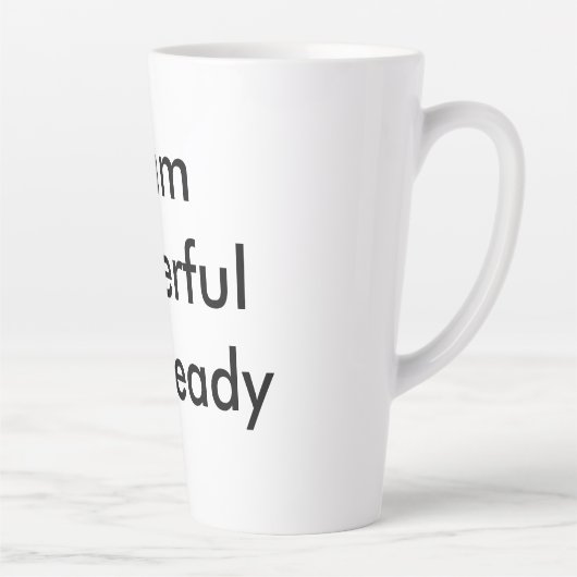 Monday Magic Latte Mug – Funny Coffee Quote for Wo (Droite)