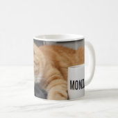 Monday Motivation Mug, Office Fun Cats Koffiemok (Voorkant rechts)