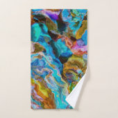 Monde Abstrait (Serviette à main)