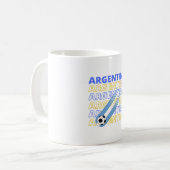 Monde Argentine Soccer Mug (Devant gauche)