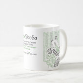Monde Bamboo Panda Mug (Devant droit)