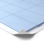 Monde Cartes, affiche de carte imprimée 23x36 ou a (Coin)