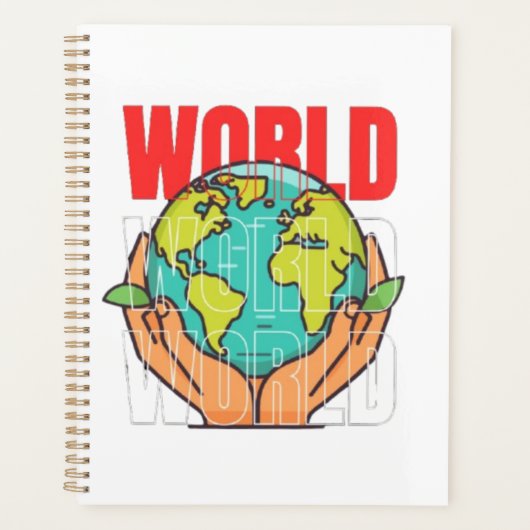 Monde – Conception de globe d'aventure de voyage (Devant)
