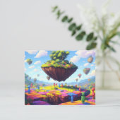 Monde damier, Carte de vœux (Debout devant)