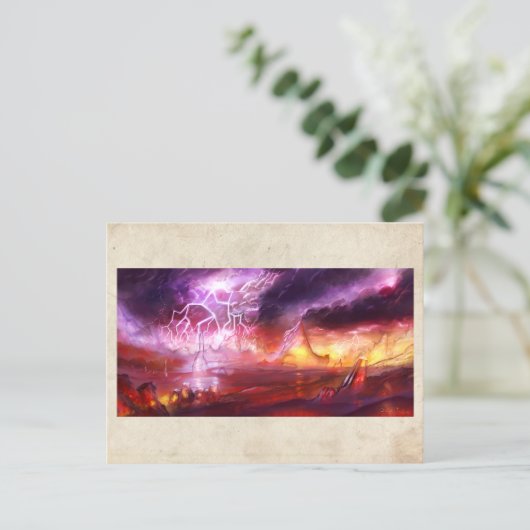 Monde de frappe - Carte postale (Debout devant)