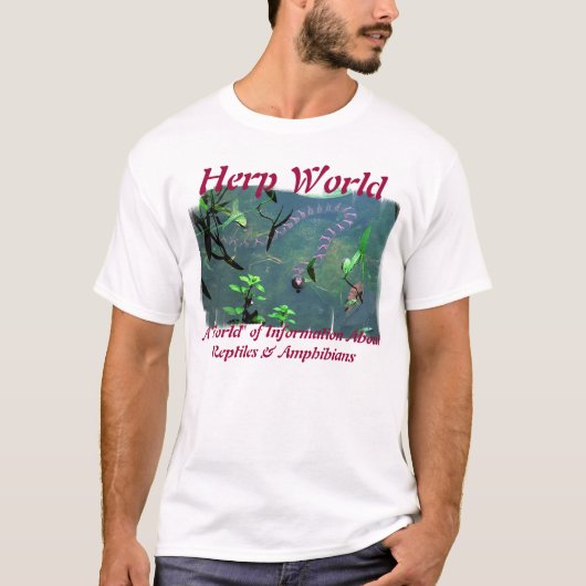 Monde de Herp "serpent d'eau dans" le T-shirt (Devant)