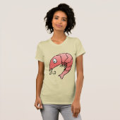 Monde de T-shirt de crevette (Devant entier)