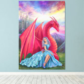 Monde imaginaire d'impression de toile (Insitu (Plancher de Bois))