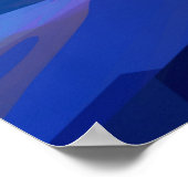 Monde inconnu - poster d'art abstrait (Coin)