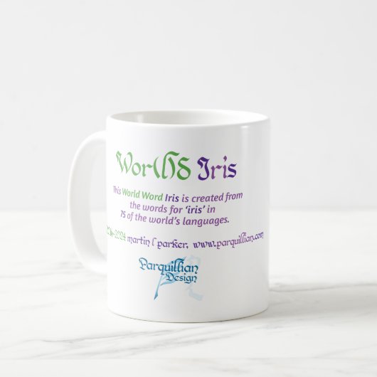Monde Iris Mug (Devant gauche)