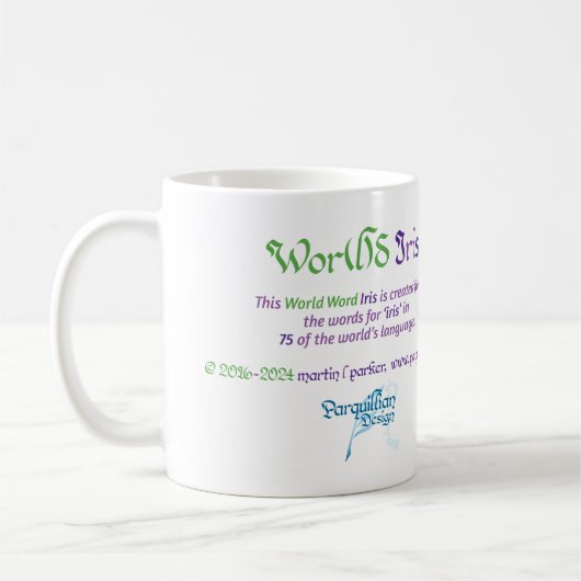 Monde Iris Mug (Gauche)