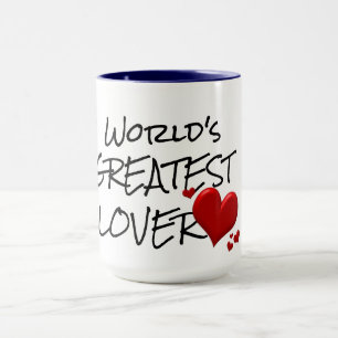 monde le plus grand amant mignon chic tasse de caf