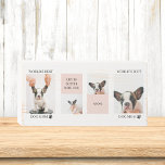 Monde Meilleur chien maman | Photo Collage | Paste<br><div class="desc">Cette photo de collage est une célébration de la meilleure mère de chien du monde! L'arrière - plan rose pastel ajoute une touche de douceur et de féminité à la pièce, tandis que les différentes photos montrent l'amour et l'affection entre un chien et son propriétaire dévoué. Chaque photo saisit un...</div>