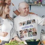 Monde meilleur grand-père | Photo Collage T-shirt<br><div class="desc">Petit-enfants unique 12 tshirt photo collage fait le cadeau parfait pour n'importe quel grand-parent, avec le texte qui dit 'WORLDS BEST GRANDMA' et LES NOMS DES GRANDS-ENFANTS. Vous pouvez modifier les styles, les tailles et la couleur arrière - plan de police modifiables en cliquant sur le lien customiser après la...</div>