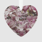 Monde meilleur maman ou votre texte Magnolia Flora (devant)