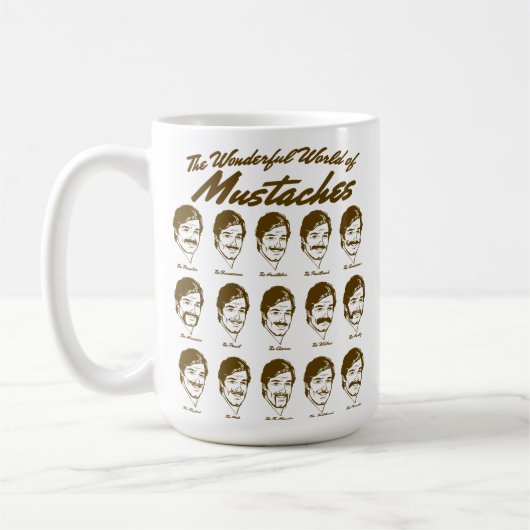 Monde merveilleux de tasse de moustaches (Gauche)