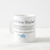Monde Monde Asiatique Elephant Mug (Devant gauche)
