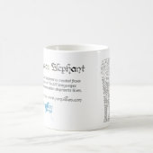 Monde Monde Asiatique Elephant Mug (Centre)