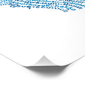 Monde Monde Blue Whale Poster (Coin)