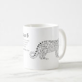 Monde Monde Snow Leopard Mug (Devant droit)