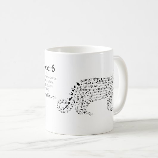 Monde Monde Snow Leopard Mug (Devant droit)