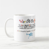 Monde Mot Puffin Mug (Gauche)