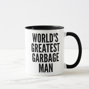 Monde plus grand poubelle homme Mug