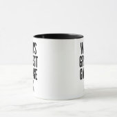Monde plus grand poubelle homme Mug (Centre)