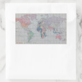 Monde - Stickers Carte Vintage (Sac)