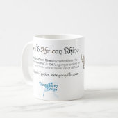 Monde World African Rhino Mug (Devant gauche)
