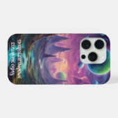 Mondes Aliens avec ciel futuriste néon (Verso Horizontal)