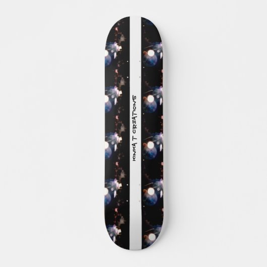 Mondes Collide Skateboard Deck 7 ¾" (Devant)